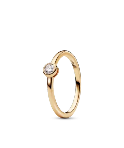 Pandora Era Bezel 14k Gold Lab-grown Diamond Ring