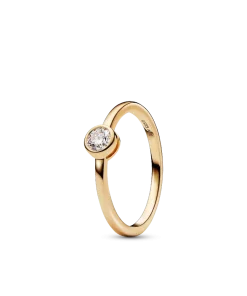 Pandora Era Bezel 14k Gold Lab-grown Diamond Ring