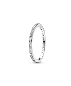 Pandora Era Lab-Grown Diamond Half Eternity Pavé Band Ring