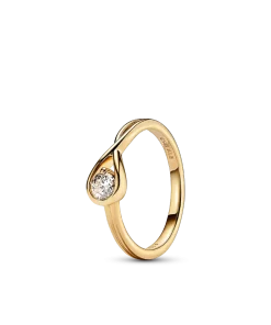 Pandora Infinite 14k Gold Lab-grown Diamond Ring