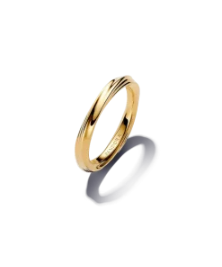 Two-Tone Twists & Turns Ring Set