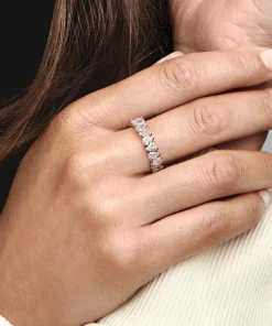 Alternative view of Alternating Sparkling Band Ring