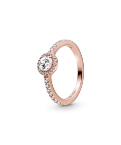 FINAL SALE - Classic Sparkle Halo Ring
