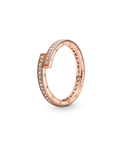 FINAL SALE - Sparkling Overlapping Ring