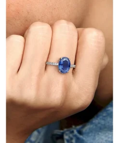 Alternative view of Sparkling Statement Halo Ring