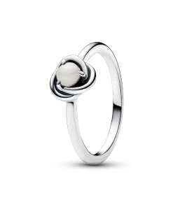 June Birthstone Eternity Circle Ring