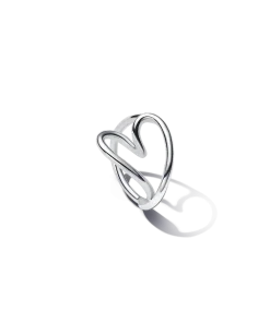 Organically Shaped Heart Ring