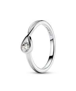 Pandora Infinite Sterling Silver Lab-grown Diamond Ring