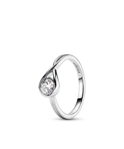 Pandora Infinite Sterling Silver Lab-grown Diamond Ring