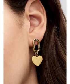 Alternative view of Engravable Heart Medallion Charm