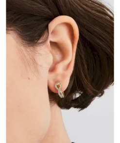 Alternative view of Pandora Infinite Lab-grown Diamond Pavé Hoop Earrings