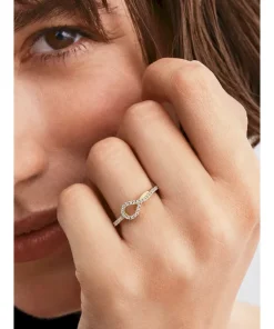 Alternative view of Pandora Infinite Lab-grown Diamond Pavé Ring