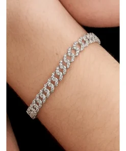 Alternative view of Pavé Cuban Chain Bracelet