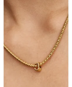 Alternative view of Letter J Alphabet Charm