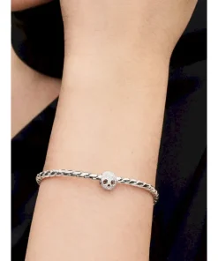 Alternative view of Textured Skull Mini Charm