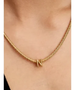 Alternative view of Letter N Alphabet Charm