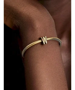 Alternative view of Letter W Alphabet Charm