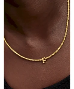 Alternative view of Letter F Alphabet Charm