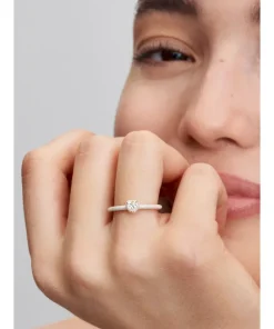 Alternative view of White Chakra Heart Ring