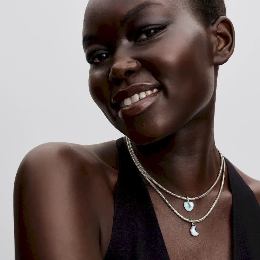 Crescent Moon Double Dangle Charm - Image 6