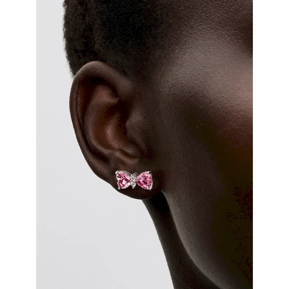 Bow Stud Earrings - Image 2
