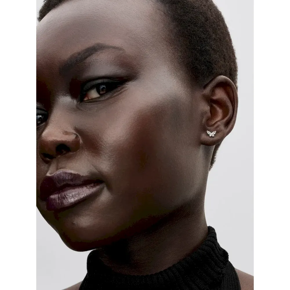 Butterfly Stud Earrings - Image 4