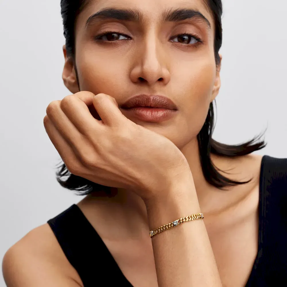 His and Hers Cuban Chain Bracelet Set - Image 5