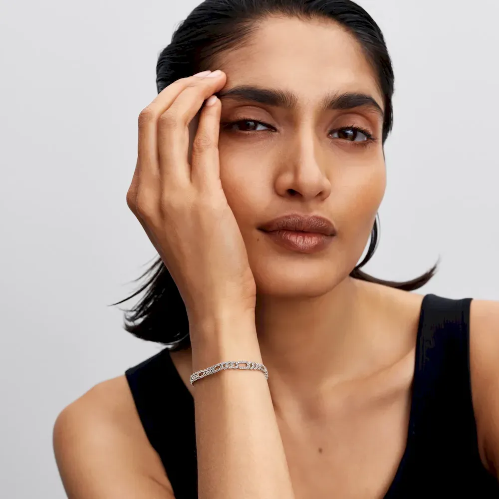 Oval Cuban Chain Bracelet - Image 4