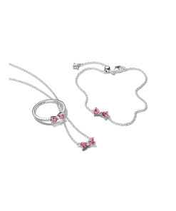 Sparkling Bow Jewelry Set