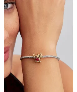 Alternative view of Disney Stitch Heart Charm