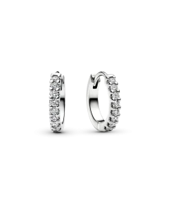 Pandora Era Lab-Grown Diamond Pavé Hoop Earrings