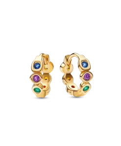 Marvel The Avengers Infinity Stones Hoop Earrings