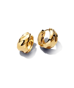 Rippled Hoop Earrings