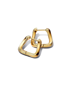 Twisted Triangle Small Hoop Earrings