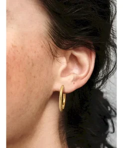 Alternative view of Pandora Moments Charm Hoop Earrings