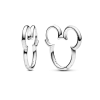 Disney Mickey Mouse Silhouette Hoop Earrings