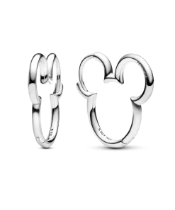 Disney Mickey Mouse Silhouette Hoop Earrings