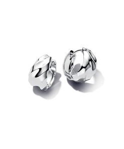 Rippled Small Hoop Earrings