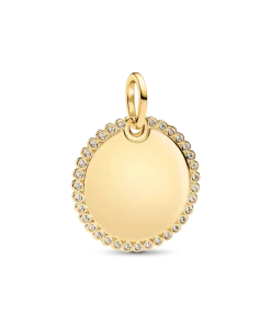 Engravable Round Tag Pendant