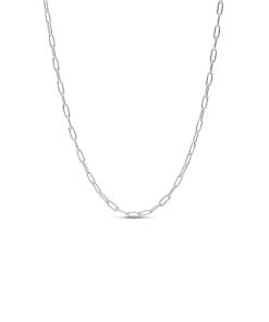 Elongated Link Chain Necklace