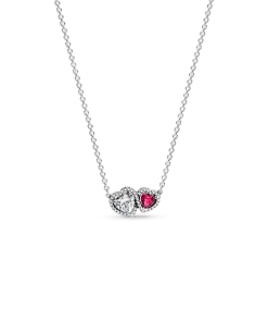 Alternative view of Sterling Silver Halo Hearts Gift Set