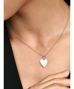 Alternative view of Engravable Heart Tag Pendant