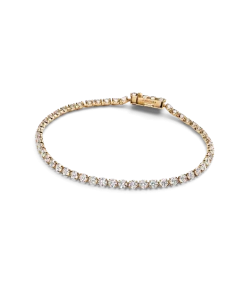 Pandora Era 14k Gold Lab-grown Diamond Tennis Bracelet