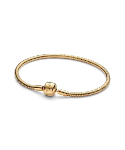 Barrel Clasp Snake Chain Bracelet