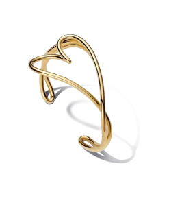 Organically Shaped Heart Bangle