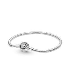 Pandora Moments Halo Snake Chain Bracelet