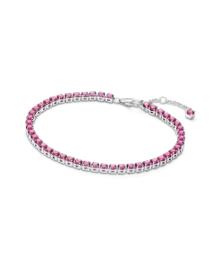 Sparkling Pink Tennis Bracelet