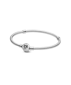 FINAL SALE - Pandora Moments Heart Infinity Clasp Snake Chain Bracelet