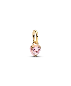 Pink Chakra Heart Mini Dangle Charm