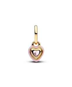 Alternative view of Pink Chakra Heart Mini Dangle Charm